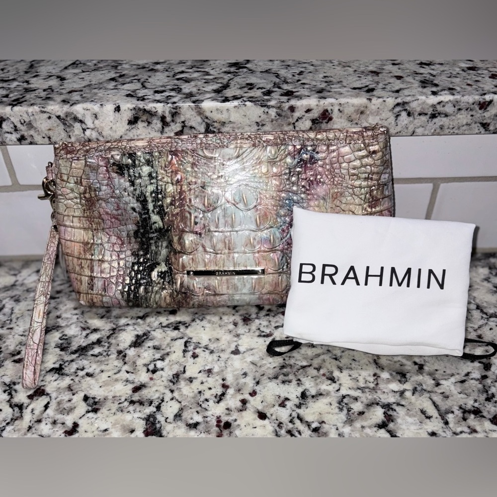Brahmin Melbourne Kayla in Amethyst